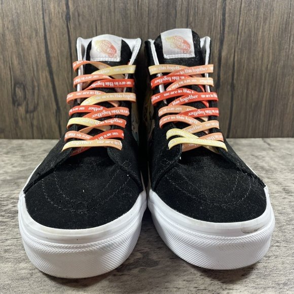 Vans X Cultivate Care Sk8-Hi Sneakers Multicolored Lace Up Women’s Size 10.5 - Picture 5 of 10